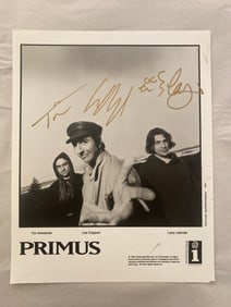 Primus Autographed Photo 8x10
