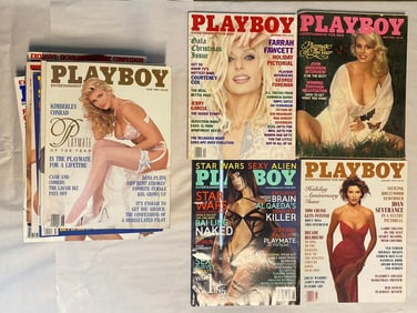 Vintage Playboy Adult Magazine Lot (18)
