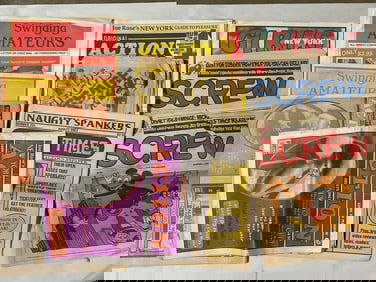 Vintage Playboy Adult Magazine Lot (10)