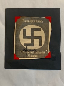 Josef Goebbels WW2 German Autograph