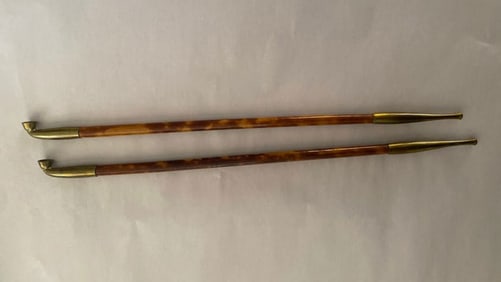 Antique Japanese Kisser Cigarette Holders (2)