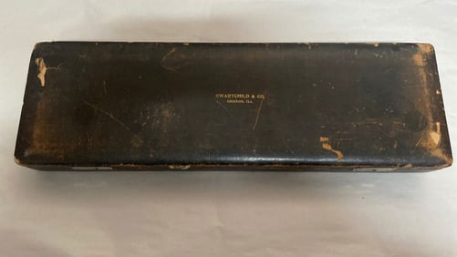 Antique Swartchild & Co Watchmakers Parts and Case
