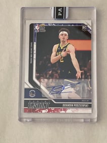 Brandon Podziemski Signed Autographed 2023-24 Panini Rising Stars Rookie Card