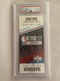 Luka Doncic Signed Autographed 2020 All Star Game Ticket