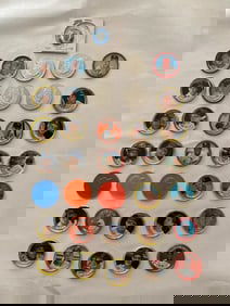 1970's 1980's Baseball Coin Lot (36)