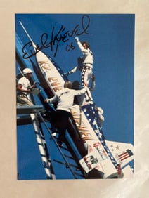 Evel Knieval Signed Autogaphed Photo