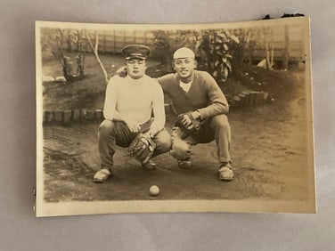 WW2 Japanese Army Baseball Photo