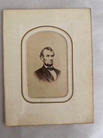 Abraham Lincoln Cabinet Photo Card
