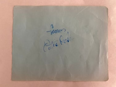 Otis Rush American Blues Singer Autograph