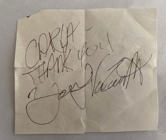 Townes Van Zandt American Folk Singer Autograph