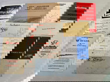 Winchester Remington Vintage Gun Rifle Manual Lot (11)