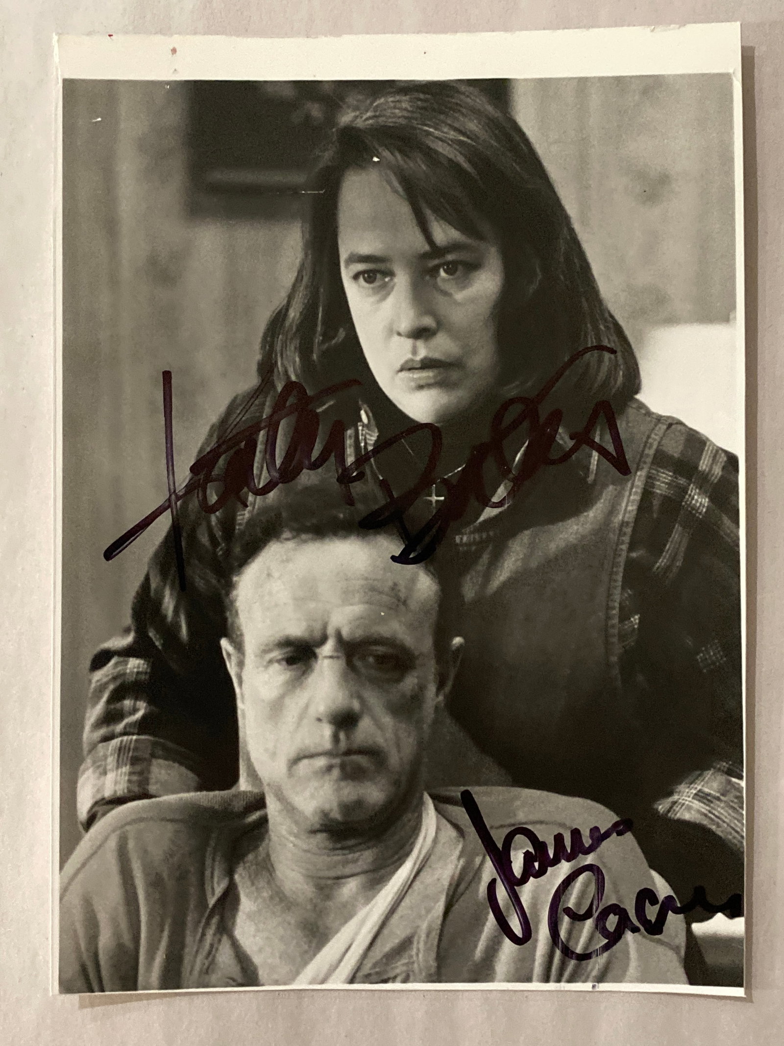 Kathy Bates James Caan Autographed Misery Movie Photo (1 of 1)