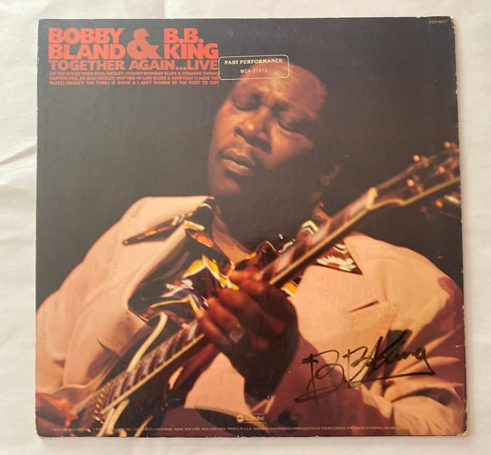BB King Blued Musician Autographed Album (1 of 2)