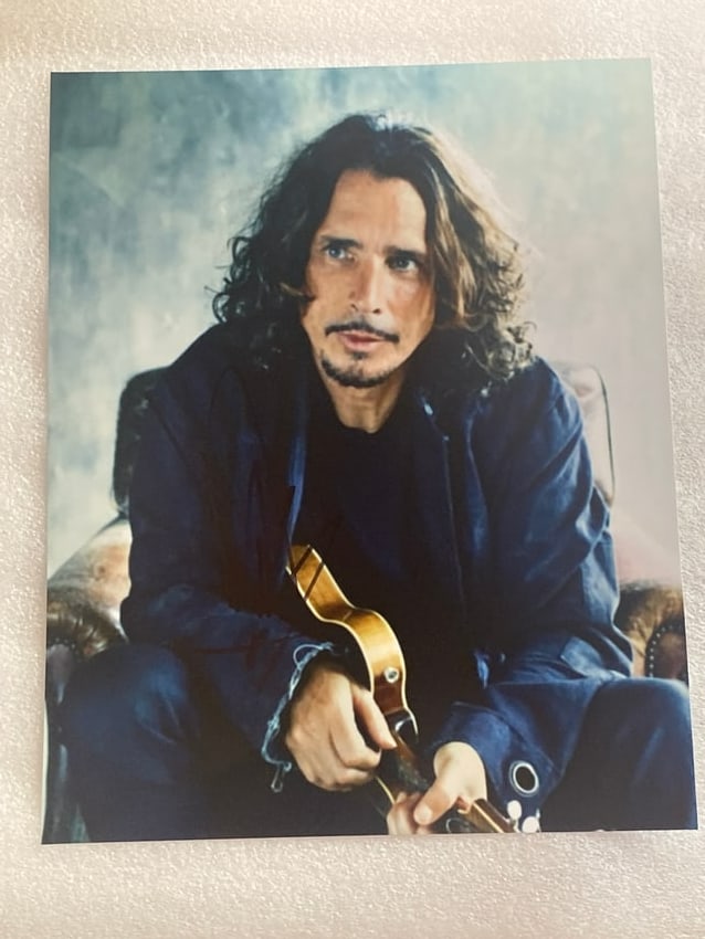 Chris Cornell Soundgarden Autogrpahed Photo (1 of 2)