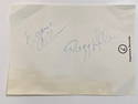 Allman Brothers Autographed Paper