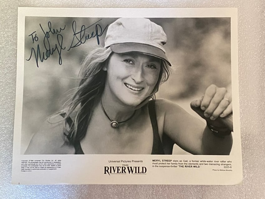 Meryl Streep Autographed Photo (1 of 1)