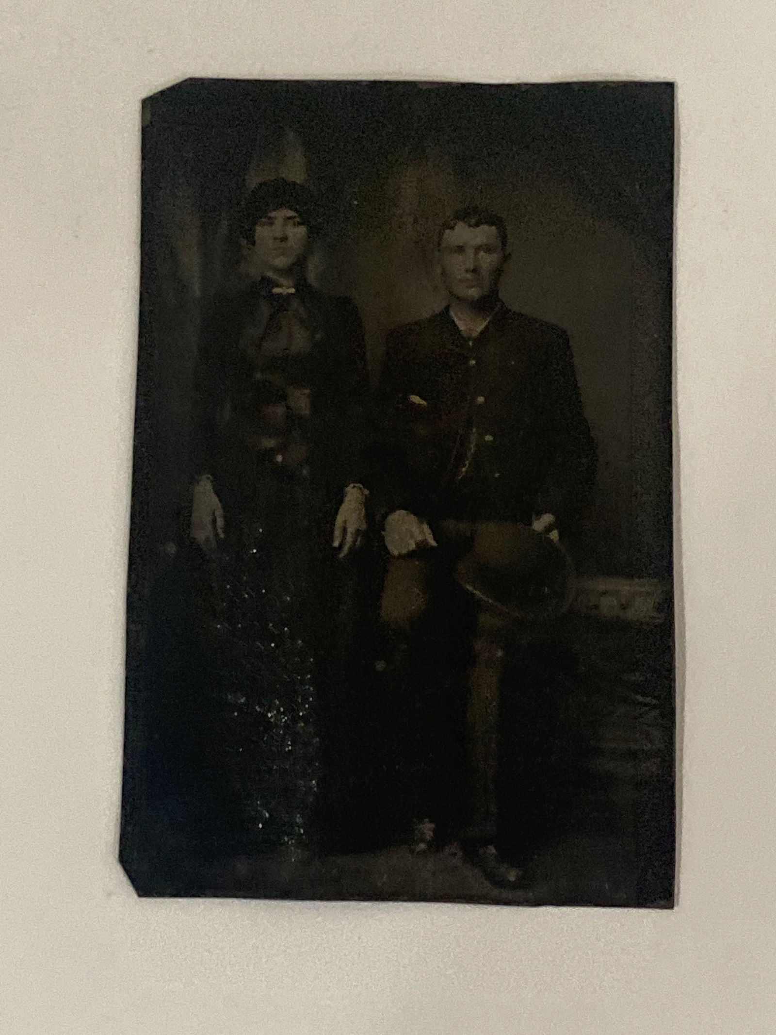 19th Century Civil War Confederate Tin Type Photograph (1 of 1)