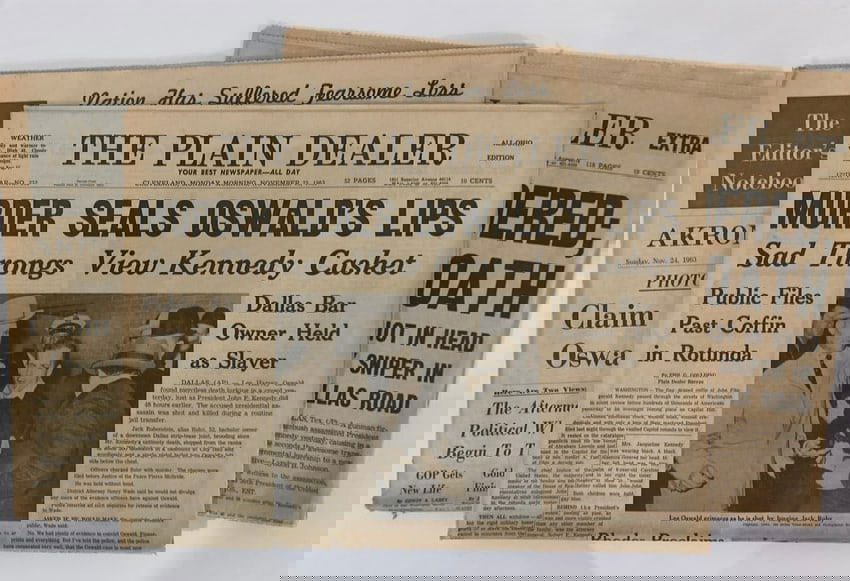 JFK Assasination Newspapers (1 of 4)