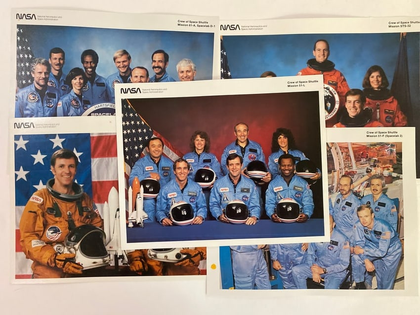 Nasa Space Shuttle Mission Flight Crew Photos (5) (1 of 6)