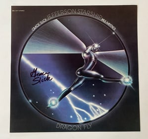Grace Slick Autographed Jefferson Starship Poster
