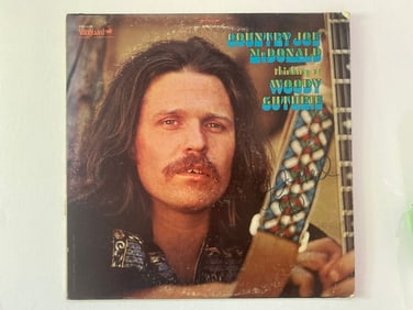 Country Joe McDonald Signed Album Cover