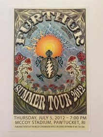 Bob Weir Phil Lesh Grateful Dead Further Concert Poster 1st Printing