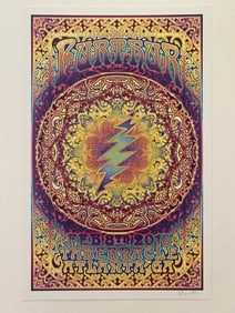 Bob Weir Phil Lesh Further 2010 Concert Poster Signed