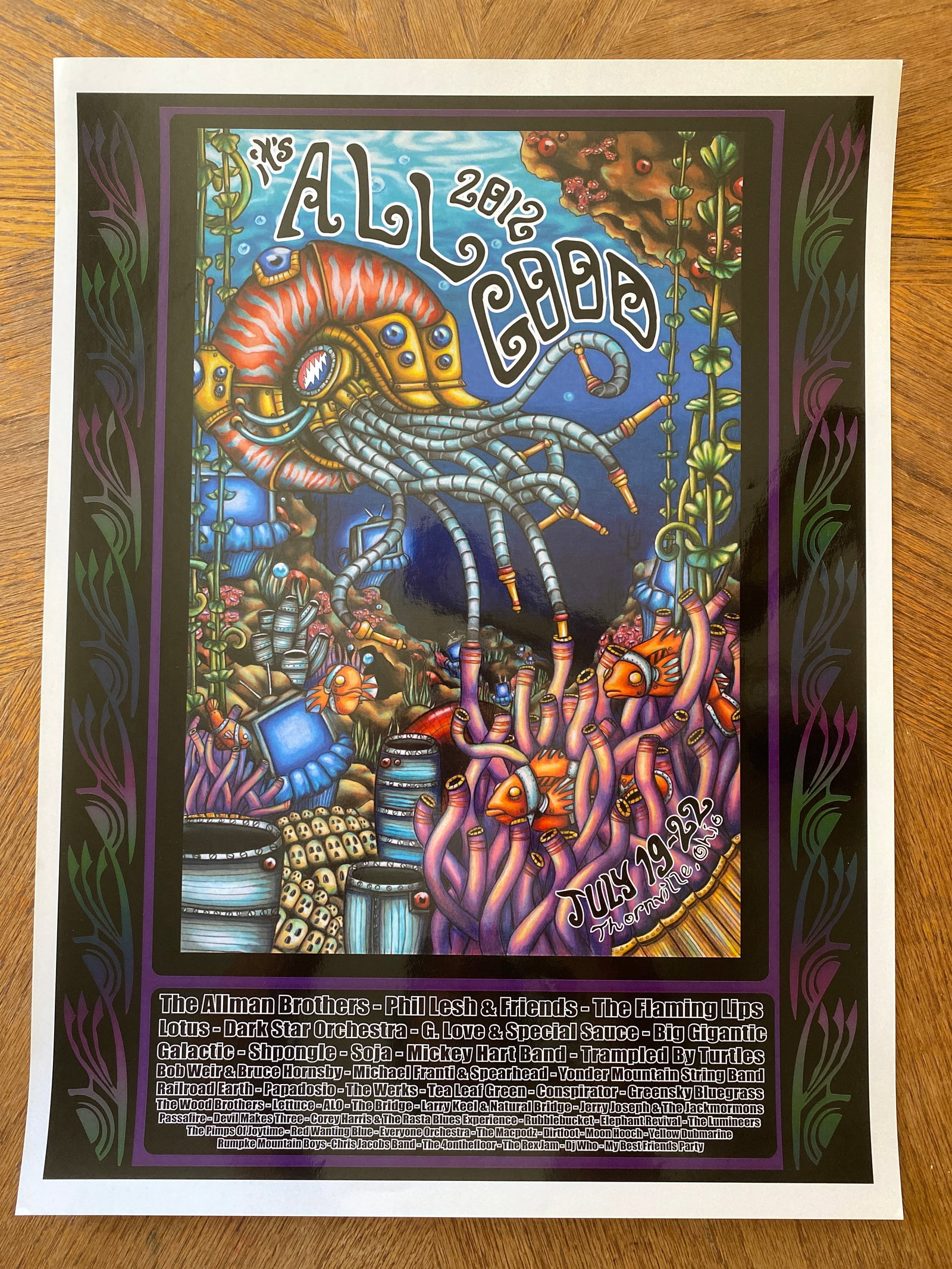 2012. It’s all Good Allman Brother Phil Lesh Concert Poster (1 of 1)