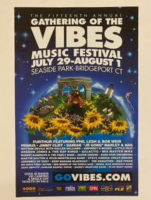 Phil Lesh Bob Weir 2010 Gathering of The Vibes Music Festival Poster1st Printing