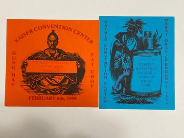 Grateful Dead 1989 Concert Fan Art After Party Passes (2)