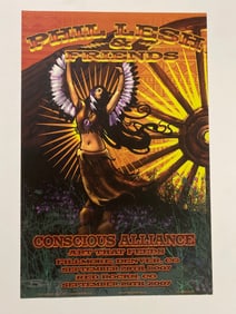 Phil Lesh & Friends R. Biffle Signed Conscious Alliance 2007 Concert Poster