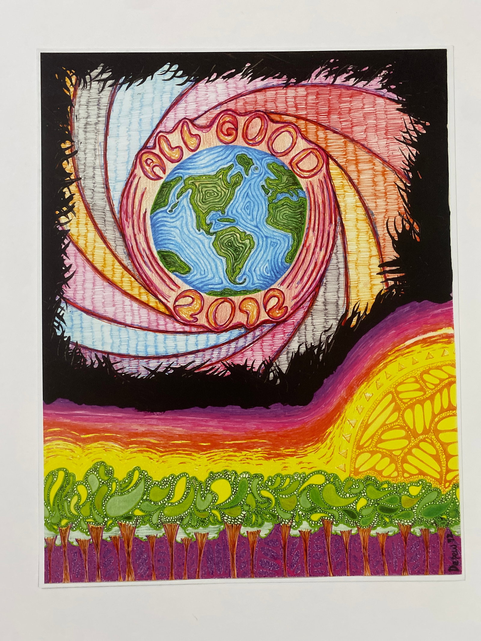 Bob Weir Phil Lesh Allman Brothers 2012 All Good Concert Poster Signed (1 of 3)