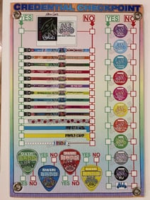 Grateful Dead All Good Music Festival Credential  ID Board