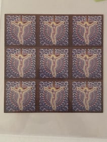 Alex Grey Mark Mcloud Jesus Christ Blotter Art Full Panel