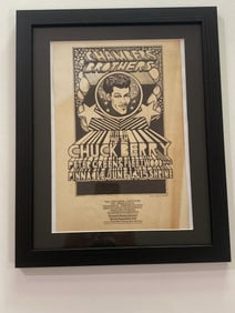 1968 Chuck Berry & Chamber Brothers Shrine Center Concert Poster