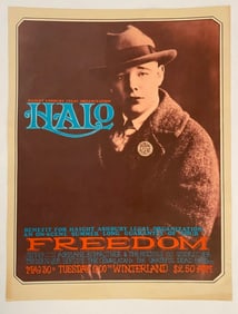 1967 Grateful Dead Halo Benefit Concert Poster
