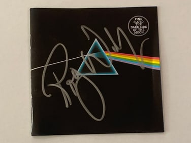Roger Waters Autographed Pink Floyd CD Cover