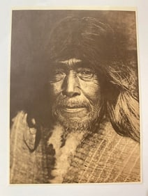 Edward S Curtis Native American Photograph "A Nootka Man"