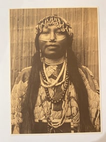 Edward S Curtis Native American photograph "Wisham Girl"