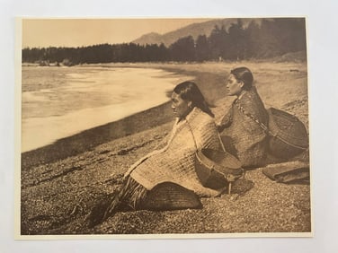 Edward S Curtis Native American Photograph " The Shores at Nootka"