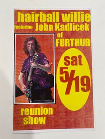 Hairball Willie 2011 Reunion Phil Lesh Further Concert Poster