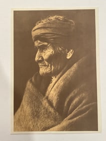 Edward S Curtis Native American Photo Lithograph of Old Native American Women