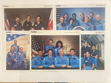 Nasa Space Shuttle Mission Flight Crew Photos (5)