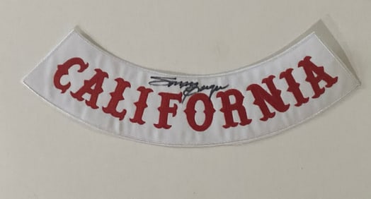 Sonny Barger autographed Hells Angels California Vest Patch