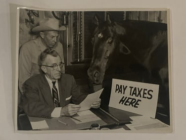 Fury Western Movie Horse Autograph