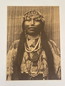 Edward S Curtis Native American Photo Lithograph