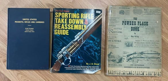 Vintage Firearm Gun Books (3)