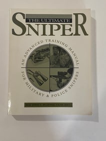 The Ultimate Sniper Book Signed by John Plaster