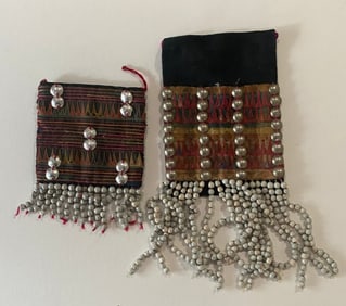 Antique Chinese Hmong Beaded Bags Vietnam Brought Back
