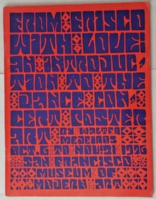 1976 Avalon Ballroom Filmore Concert Poster Expo Catalog